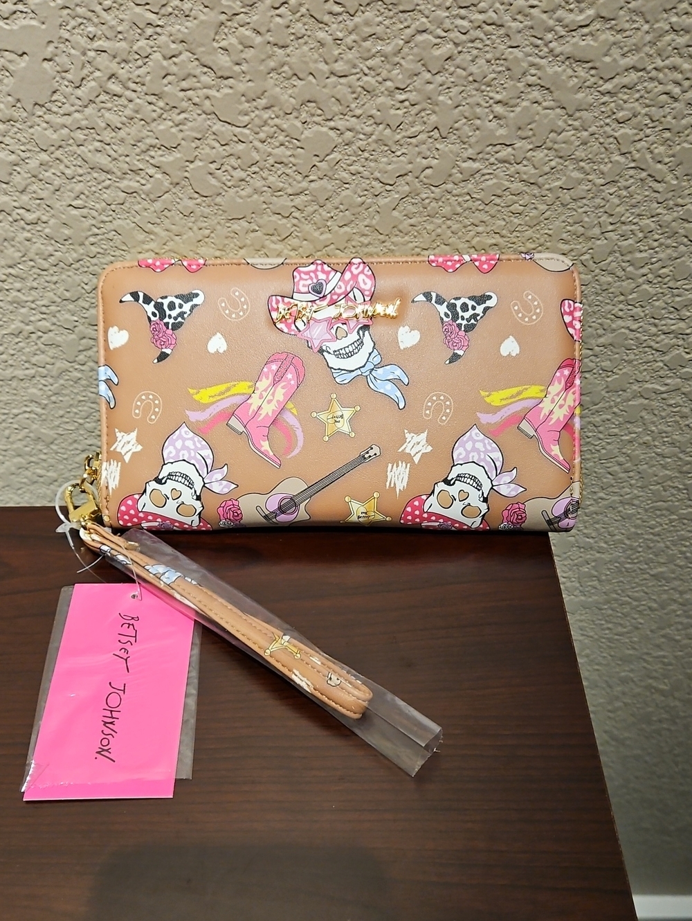 Betsey Johnson - Western Skull Wristlet/Wallet
